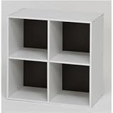 北欧風 カラーボックス/収納棚 【2段 4マス ブラウン】 正方形 幅60cm 『ユニットKDボックス ワイアード』【代引不可】 生活用品 インテリア 雑貨 インテリア 家具 収納家具 その他の収納家具 top1-ds-1950811-ah