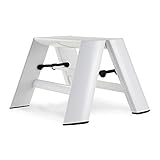 【LUCANO】ルカーノ 長谷川工業 HASEGAWA 踏み台 脚立 1-STEP white ホワイト ML-1WH [並行輸入品]