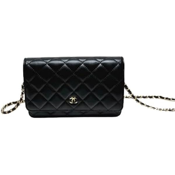 並行輸入品 CHANEL ショルダーバッグ リュック　ブラック Amazon | [シャネル] チェーンショルダー バッグ ラムスキン