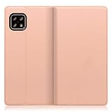 LOOF SKIN SLIM AQUOS sense4 / sense4 lite / sense4 basic / sense5G 用 ケース カバー 手帳型 スマホ ケース カード収納 マグネット付き ベルトなし [アンバーローズ]