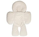 MOMO チャイルドシートベビー カー クッション　ベット　ボディサポート用品　幼児用 (ホワイト)