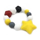 Amyster Baby Teething Chew Toys BPA Free Safe Silicone Star Nursing Bracelet Nurse Charms Chewable S