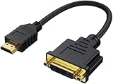 【30cm】HDMI - DVI 変換ケーブル HDMI (オス) to DVI 24+5 29ピン (メス) 変換アダプタ 1080P フルHD対応 金メッキコネクタ 一方向伝送 高耐久 パソコン モニター ディスプレイ プロジェクターDAMDVI29F030