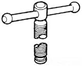 Ridgid 40390 Feed Screw, ASM [並行輸入品]