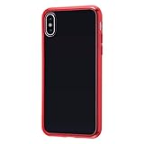 レイ・アウト iPhone XS ケース ハイブリッド [ TPU + ポリカーボネート ] レッド