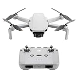 DJI ドローン Mini 2 SE 軽量 2.7K動画撮影 折りたたみ式 ミニカメラドローン リモコン グレー インテリジェントモード 最大伝送距離10km(日本:6km) 飛行時間31分 249g未満 初心者向け 旅先での写真撮影 ストリートスナップ 賠償責任保険1年無償付き