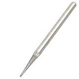 uxcell 軸付砥石　ダイヤモンドポイント　シルバートーン　3mm　シャンクテーパー　ビット 30 本セット