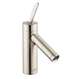 Hansgrohe HG10010821 Axor Starck Single-Hole Lavatory Faucet, Brushed Nickel [並行輸入品]