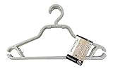 シンコハンガー(Shinkohanger) モノクローゼット シャツハンガースピーディ5本組 38cm 襟伸びない キャミソール掛け グレー