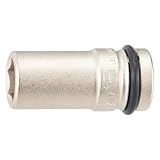 トネ(TONE) インパクト用ロングソケット HP4NV-15L 差込角12.7mm(1/2") 二面幅15mm