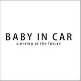[berryrabbit amazon店]セレブ！ブランド！出産祝いに！　baby in car 吸盤 ステッカー マグネット　車　babyincar kidsincar kids in car ベイ