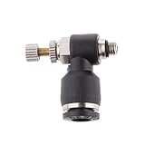 F Fityle M5 BSPスロットルバルブ　空気圧コネクタ　エアシリンダ継手　継手　耐久性