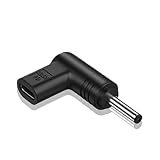DCアダプター PE-CからDC入力 ノートパソコン用 DC 電源アダプター 変換アダプター 電源誘導充電器 pe-Cメス-DCオスアダプター 19.5V 90度 タイプC変換プラグ ノートパソコン 充電器 AC PD 充電 ACアダプター 主にSONY/通 東芝 HP レノボ forSamsung ASUS Acer等対応
