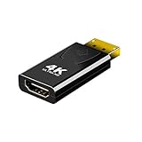Akkerds dp回転hdmiビデオアダプタ displaport（オスポート）to HDMI（メスポート）パソコン/テレビディスプレイアダプタ 4K メッキインタフェース