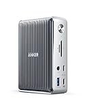 Anker 577 Thunderbolt ドッキングステーション (13-in-1、Thunderbolt 3) Thunderbolt ノートパソコン用 85W充電 携帯電話用 18W充電 4K デュアルディスプレイ 10Gbps USB-Cデータ イーサネットオーディオ SD 4.0