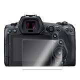CANON EOS R5 ガラスフィルム 硬度9H フィルム 液晶保護フィルム 強化ガラス キズ防止 耐衝撃 飛散防止 極薄タイプ 高感度タッチ 気泡ゼロ 自動吸着 貼り付け簡単 (CANON EOS R5)