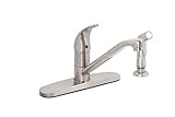 Premier 106170 Westlake Kitchen Faucet With Single Lever Handle And Side Spray, Brushed Nickel, Lead