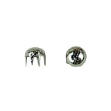 Stippled Pearl Nailhead, Size 20, Solid Brass, Nickel Finish, 400 pieces per pack by C&C Metal Produ