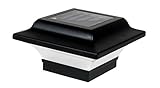 Classy Caps SL082B Aluminum Imperial Solar Post Cap, 2.5" x 2.5", Black [並行輸入品]