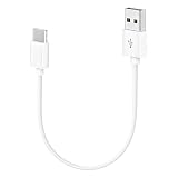 USB Type C ケーブル 0.3m 短い 【USB-A to C / 1本セット】POTRRCIUSUER 3A 急速充電 データ転送 タイプc ケーブル 30cm 柔らかい TPE素材 断線防止 絡まない 高耐久 スマホ タブレット 対応 (映像出力非対応)