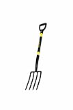 Truper 30299 Tru Pro Spading Fork, 4-Tine, Fiberglass D-Handle, 30-Inch [並行輸入品]