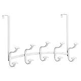 InterDesign Spa Over The Door 10-hookラックfor Coats 04502