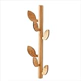 JIANFEI 壁掛けフック ウォールハンガー ハンガツリーフックのワードローブ、オーク3色2サイズ (色 : 木の色, サイズ さいず : 20x58cm)