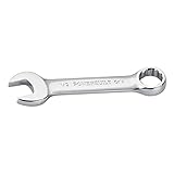 Powerbuilt 641783 SAE Mirror Polish Stubby 1/2 Combination Wrench by Powerbuilt