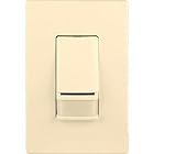 Cooper Controls OSW-P-0451-SP-R-V Greengate 10-30 VDC Low Voltage PIR Wall Switch, Ivory Finish [並行輸