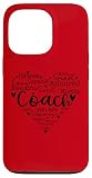 Coach Definition Tシャツ コーチTシャツ 男性用 面白いコーチ スマホケース iPhone 13 Pro 用