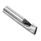 CoCud ホローパンチ 6mm x 25mm 穴 45#鋼製 楕円形ガスケットツール - 用途：レザーDIY レザークラフト ウォレット用