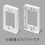 マサル工業 《ニュー・エフモール 付属品》 コンセント用引出フレーム 1個用 ホワイト SFBK12