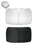 【BIXUAN】日産 NV100クリッパー 3代目 DR17V型 / DR17W型 3代目 2015.3+ サンシェード nv100新型日よけ 遮光断熱 nv100紫外線カットUVカット nv100車用サンシェード 日差しカバー nv100パーツ インテリア nissan nv100 アクセサリー 遮光カーテン 車中泊 抗菌快適 折り畳み 収納袋 フロントガラス 車種専用