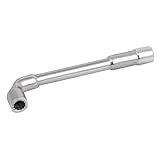 uxcell 六角ソケットスパナ 金属製 L形 ダブルエンド シルバートーン 6mm