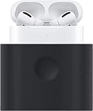 【elago】 AirPods Pro2 AirPods Pro 対応 充電 スタンド シリコン 充電ドック アクセサリー 純正 USB-C - Lightning ケーブル のみ対応 卓上 充電器 スタンド [ Apple AirPodsPro MWP22J/A エアーポッズPro エアーポッズプロ / エアーポッズプロ2 対応 ] CHARGING STATION ブラック