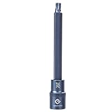 Demiawaking トルクスネジ用ビットドライバービット 1/2"150mm T20-T70 1個入り T45
