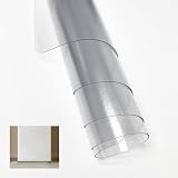 フリーリー 冷蔵庫 PVCマット XLサイズ 76×86cm 下敷き ～700L 凹み クリア 透明 拭ける 抗菌 防臭 厚1.5mm 床 保護 傷防止 撥水 クリア 水拭き