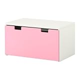 IKEA(イケア) STUVA ホワイト/ピンク 69886945 収納ベンチ、ホワイト、ピンク