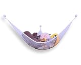 大きなゴムおもちゃハンモックXREXS for Kids整理Stuffed Animals ExtraコーナーおもちゃストレージMess Net Hanging with theサイズ27.9 X 1