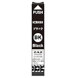 ZAZ ICBK69L (ブラック) 1個 単品 [増量] IC69 互換インクカートリッジ PX-045A PX-046A PX-047A PX-105 PX-405A PX-435A PX-436A PX-437A PX-505F PX-535F ICBK69-1