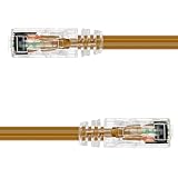 craftmusic CAT6 単線LANケーブル 茶色(BR) パンドウイットコネクター仕様 20cm〜20m (19 m)