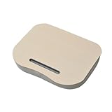 山善(YAMAZEN) ひざ上フリーテーブル ラップトップテーブル ナチュラルメイプル OKF-5040R(NM/GY)