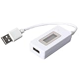 SODIAL ミニLCD USBパワーモニタパワーメータ 電圧テスター電流計デジタルマルチメーター　電圧計電流検出器電流計