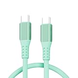 明誠 USB Type C ケーブル【長さ3M】100W 5A 超急速充電 USB-C & USB-C 2.0 ケーブル QC3.0 PD対応 シリコン素材採用 超高耐久 高速データ転送 iPhone 17 Air Pro Max 16 15 Plus Galaxy S25 Xperia iPad MacBook などタイプc機種対応（ブラック）