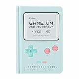 日付のない毎日プランナー365日ノートゲームデザインポケットオーガナイザー予定ブックジャーナルノートa6ミニかわいい日記 (绿)