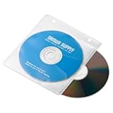 サンワサプライ  FCD-FRBD50W ブルーレイディスク対応不織布ケース【リング穴付き・50枚入り・ホワイト】 FCDFRBD50W