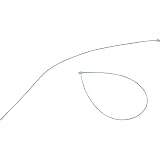 TRUSCO(トラスコ) タグ付け用ループ230mm ナチュラル 100本入 TTF-230-NR タグガン