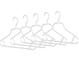 シンコハンガー(Shinkohanger) モノクローゼット シャツハンガースピーディ5本組 38cm 襟伸びない キャミソール掛け ホワイト 38×20.8×0.8cm