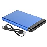 4Tb 2Tb 外付けハードドライブエンクロージャ アルミニウム合金モバイルハードディスクボックス USB3.0 ポータブル 2.5インチ Ssd Sataアルミニウム合金エンクロージャ 8Tb (ブルー)