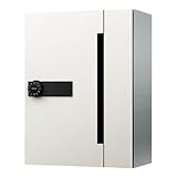 ナスタ(NASTA) 薄型 オフィスポスト 前入前出 D-ALL プッシュボタン錠 KS-MB507S-PB-W ホワイト